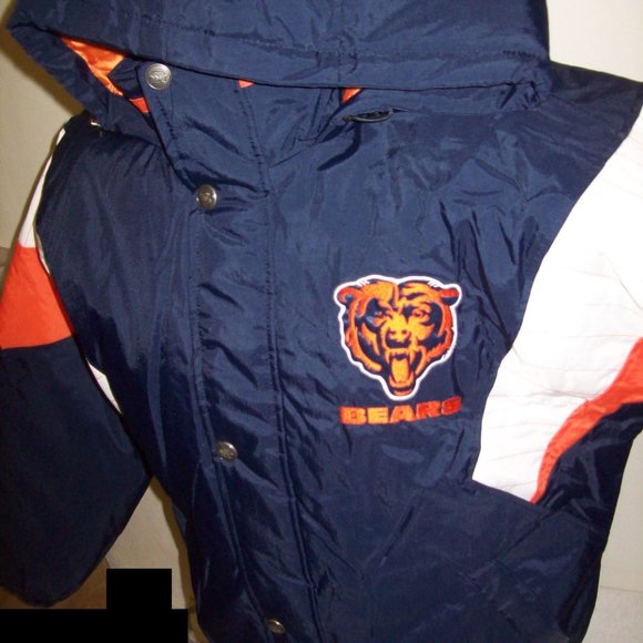 CHICAGO BEARS STARTER NFL Hooded Jacket 5X - Picture 3 of 14